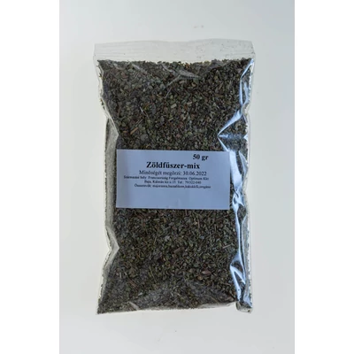 Zöldfűszer-mix (majoranna,bazsalikom,kakukkfű,oregano)